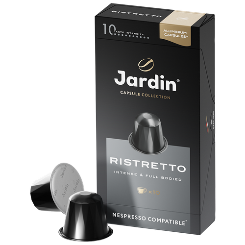 Капсулы для кофемашин Кофе в алюминиевых капсулах Jardin Ristretto, 10 шт