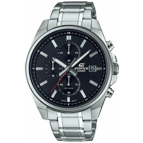 Наручные часы CASIO Edifice, черный/серебряный