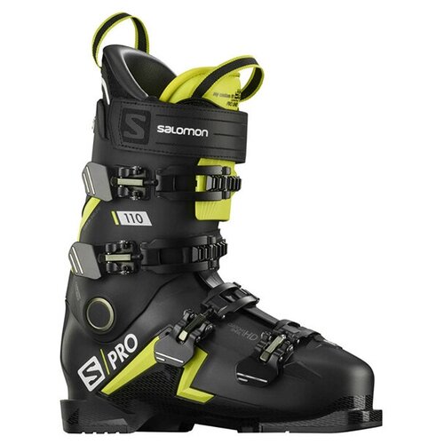 Горнолыжные ботинки Salomon S/Pro 110 Black/Acid Green/White