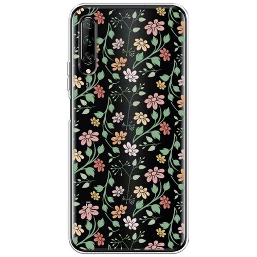 Силиконовый чехол Расцвет на Huawei Y9s / Хуавей Y9s