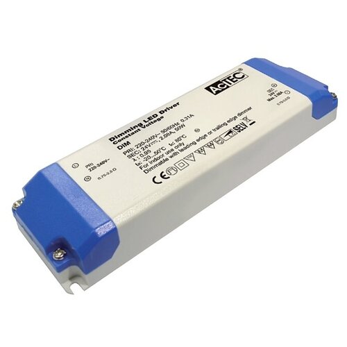 Блок питания AcTEC DIM12-50 12В, 50Вт, IP20, 1…4.16A, димм, Triac,