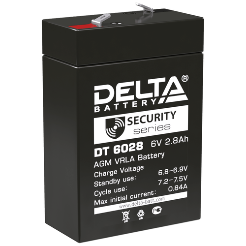 Аккумуляторная батарея DELTA Battery DT 6028 6В 2.8