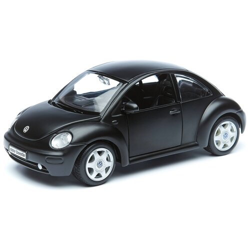 Maisto Машинка Volkswagen New Beetle, 1:25 чёрный