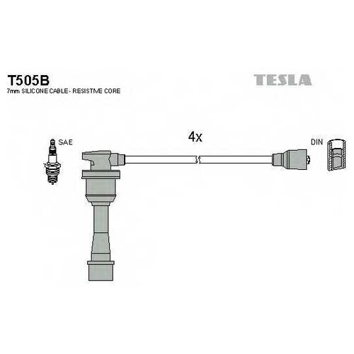 Провода зажигания TESLA