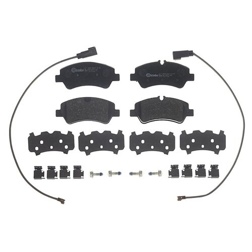 Дисковые тормозные колодки задние brembo P 24 187 (4