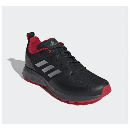 Кроссовки adidas, размер 9UK (43.3EU), core black/silver met