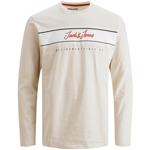Лонгслив Jack & Jones, размер 48/M, светло-бежевый