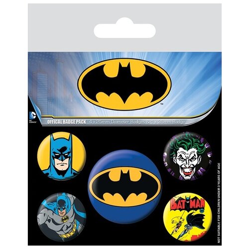 Набор значков Batman: Badge Pack