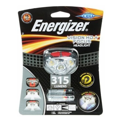 Фонарь налобный Energizer Vision HD+ Focus Headlight