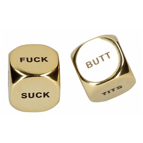 Золотистые игральные кубики Kink Dice (золотистый)