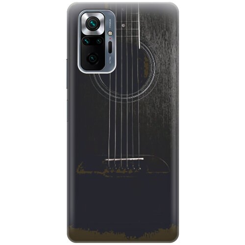 Силиконовый чехол Гитара на Xiaomi Redmi Note 10 Pro / Сяоми Редми Ноут 10