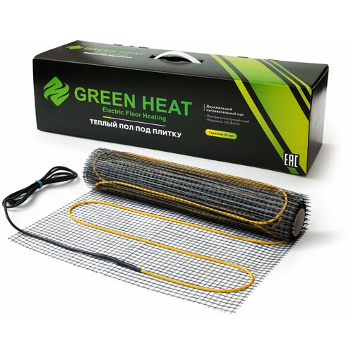 Тонкий теплый пол под плитку 3 м2 Green Heat