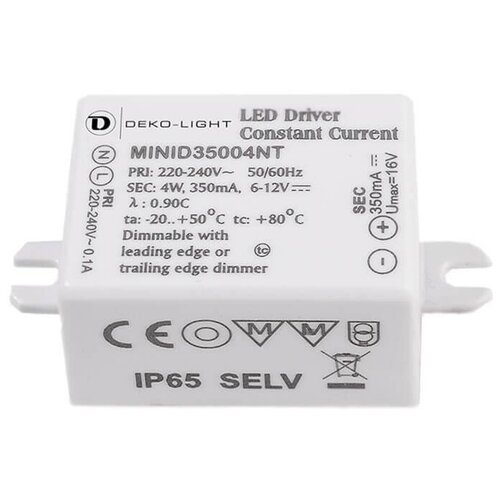 Драйвер Deko- Light MiniD35004NT 6-12V 4W IP65 0,35A 872013