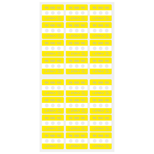 Термоиндикатор Lesiv L-Mark 3T - 90-100-110°С, цвет - желтый
