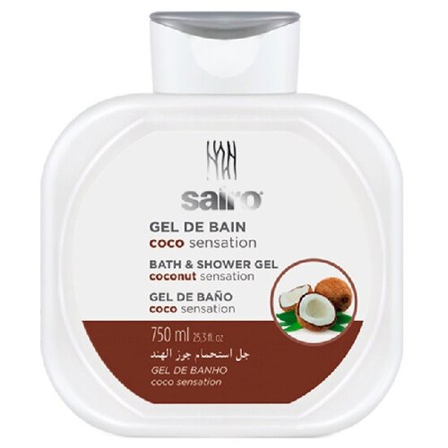 Гель- пена для душа Sairo Coconut Bath Gel 750 мл