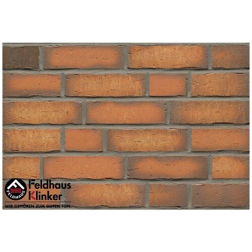 Клинкерная плитка Feldhaus Klinker R758NF14 vascu terracotta