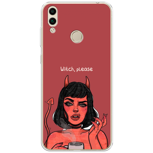 Силиконовый чехол Evil Girl на Honor 8C / Хонор 8С
