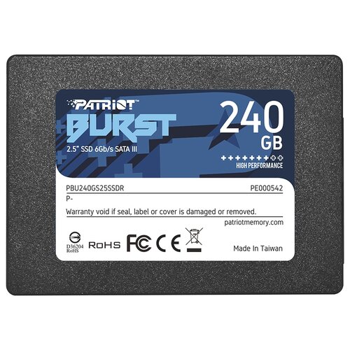 Твердотельный накопитель SSD 2.5 Patriot 240GB Burst (SATA3