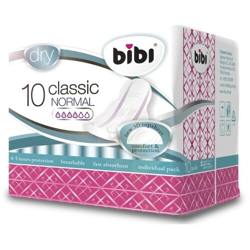 Прокладки и тампоны  Яндекс Маркет Прокладки «BiBi» Classic Normal Dry, 10