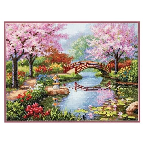 Dimensions Набор для вышивания Japanese Garden (Японский сад) 40,6 х 30,4 см