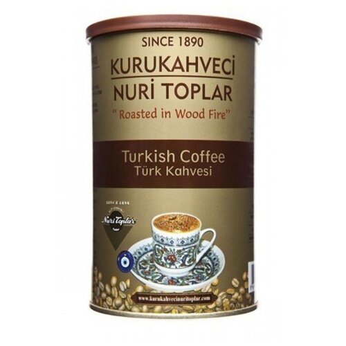   Яндекс Маркет Кофе молотый Kurukahveci Nuri Toplar Turkish, 250 г, металлическая