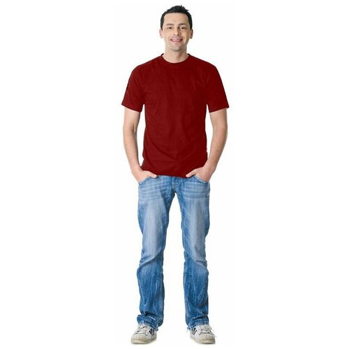 Футболка бордовая 160г/м2
