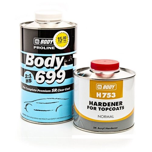 Лак высокоглянцевый Body 699 Proline Premium Clear Coat SR 1