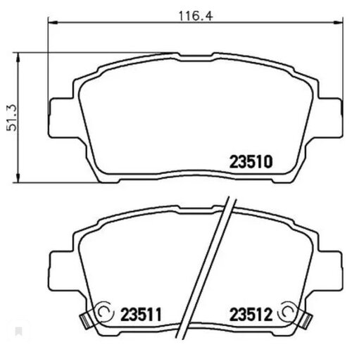 Колодки Тормозные Передние TEXTAR 2351002