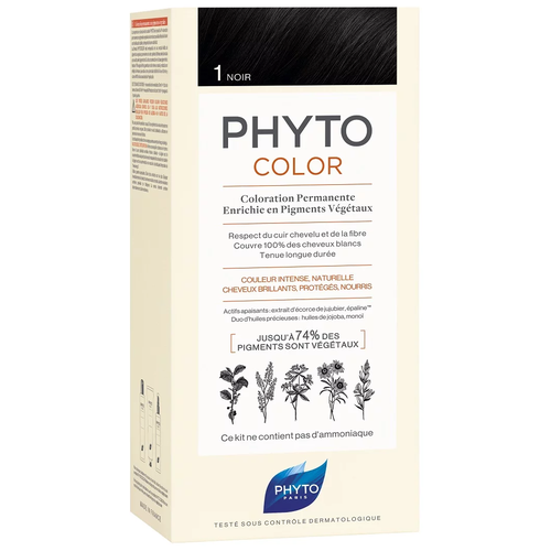 PHYTO PhytoColor краска для волос Coloration Permanente, 1 черный