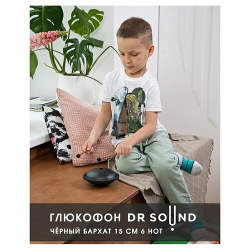 Глюкофон DR SOUND, глюкофон детский, глюкофон мини, 6 тонов,