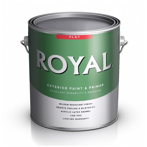 Фасадная краска Royal Exterior House Paint Flat Acrylic Late