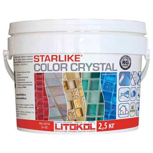 Затирочная смесь LITOKOL STARLIKE COLOR CRYSTAL (литокол ста