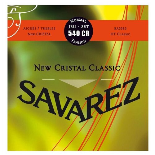 Savarez 540CR New Cristal Classic Red standard tension струн