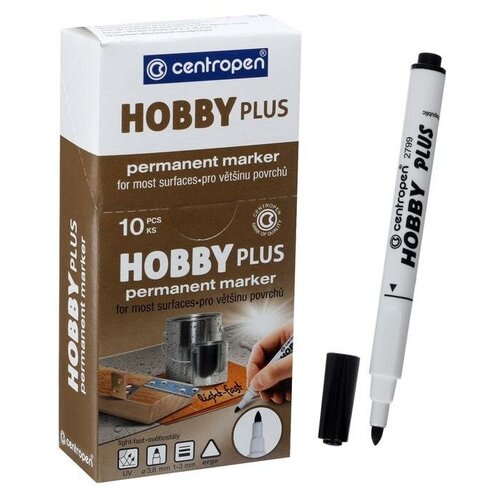 Маркер специальный, Centropen 2799/12 HOBBY PLUS, диаметр 3.