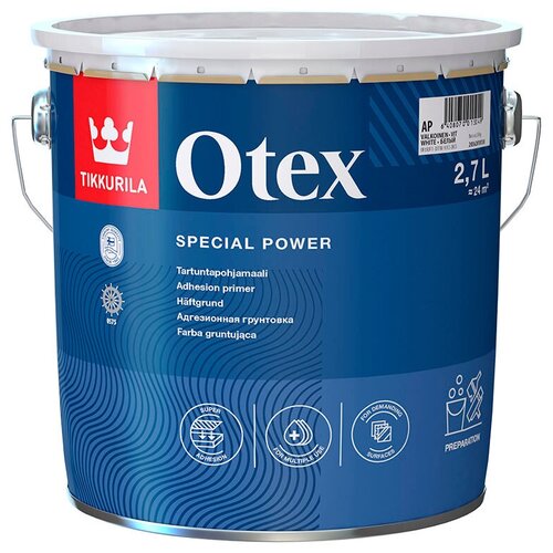 Tikkurila Otex / Тиккурила Отекс грунт адгезионный для сложных оснований 2.7