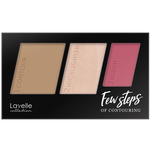 Lavelle Палетка для контуринга лица Few steps of contouring, 01