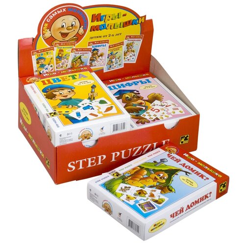 Игры малышки Степ Малышам 6 штук