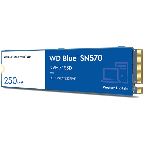 Твердотельный накопитель Western Digital WD Blue SN570 NVMe 250 ГБ M.2