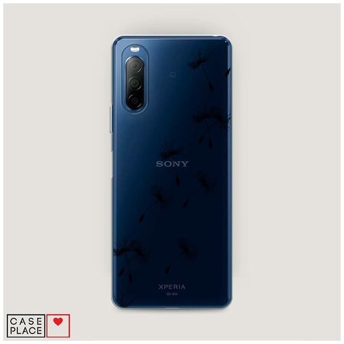 Силиконовый чехол Летящие одуванчики на Sony Xperia 10 II 