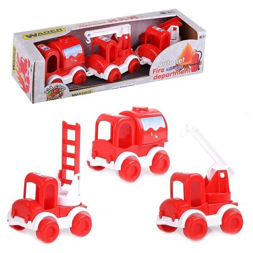 Набор машинок Тигрес Kid Cars Пожарная (39547)