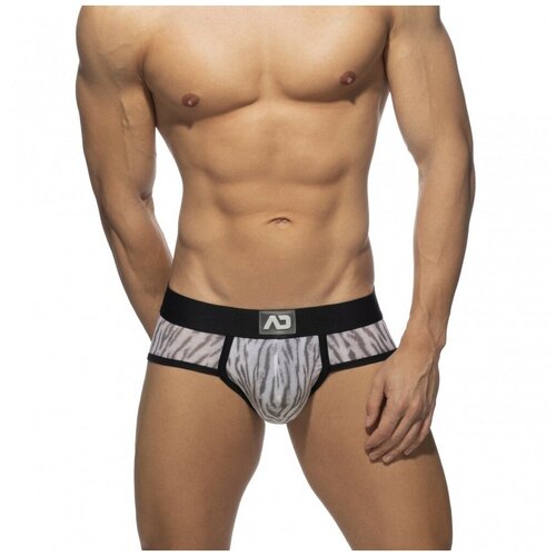 Трусы-брифы Tiger Print Brief - Heather Grey / Addicted / 