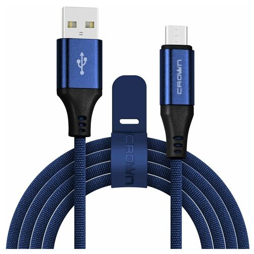 Кабель USB Crown USB - microUSB CMCU-3103M (CM000003316) син