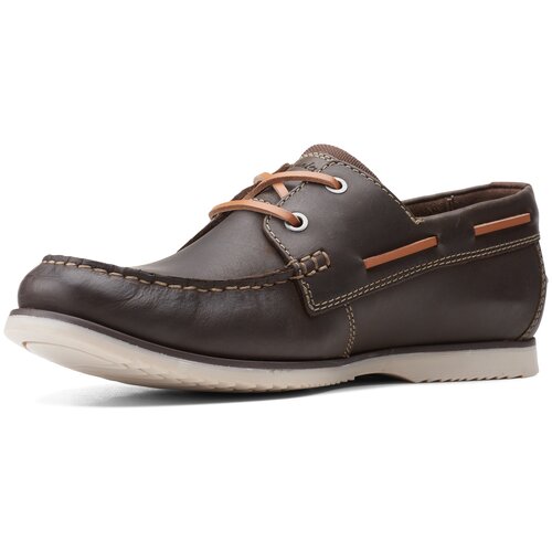 Мокасины Clarks, размер 44.5, dark brown