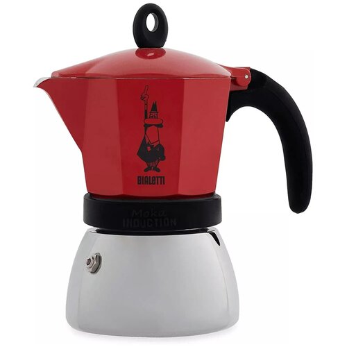 Кофеварка гейзерная Bialetti Moka Induction на 6 порций, чер