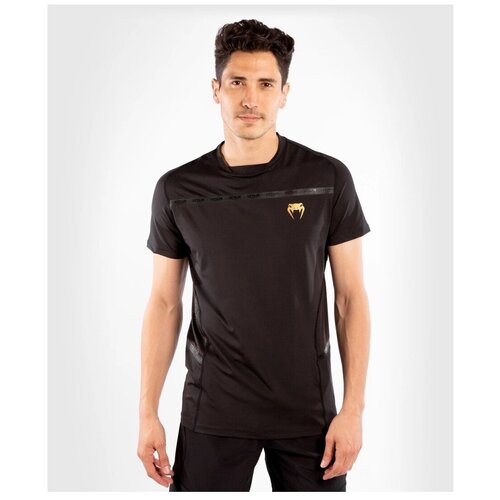 Футболка Venum G-Fit Dry Tech Black/Gold XXL