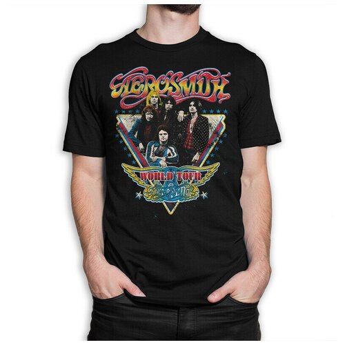 Футболка Dream Shirts Aerosmith Мужская XS Черная