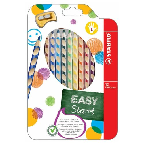 STABILO Цветные карандаши EASY colors 12 цветов (331/12)