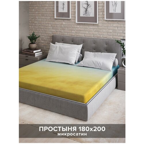 Простыня натяжная Ambesonne с принтом Пустыня, 180х200