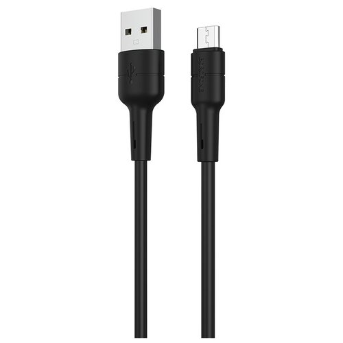 Data кабель USB Borofone BX30 micro usb, черный