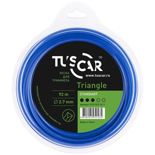 Леска для триммера TUSCAR Triangle Standart, 2.70мм* 46м